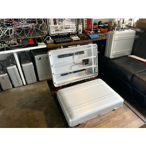 画像: BPNYC ZERO Halliburton Eurorack Modular Travel Case NOS SILVER 3x122hp 9U