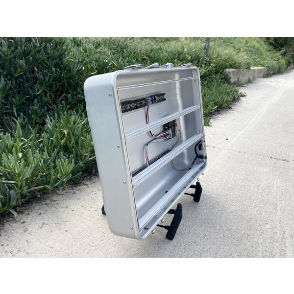 画像8: BPNYC ZERO Halliburton Eurorack Modular Travel Case NOS SILVER 3x122hp 9U (8)