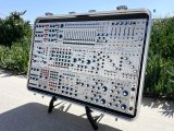 画像: Buchla Tiptop 200t series with BPNYC ZERO Halliburton Eurorack Modular Travel Case NOS SILVER 122hp 9U