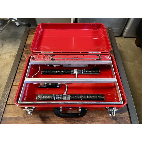画像21: Buchla Tiptop 200t series with BPNYC ZERO Halliburton Eurorack Modular Travel Case 7U "REDRUM" (21)