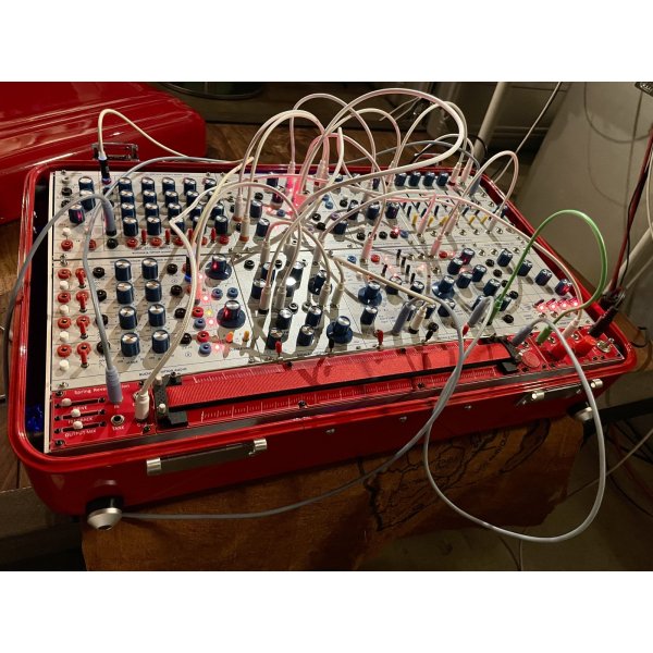 画像13: Buchla Tiptop 200t series with BPNYC ZERO Halliburton Eurorack Modular Travel Case 7U "REDRUM" (13)