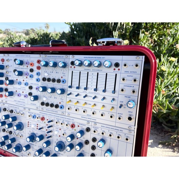 画像7: Buchla Tiptop 200t series with BPNYC ZERO Halliburton Eurorack Modular Travel Case 7U "REDRUM" (7)