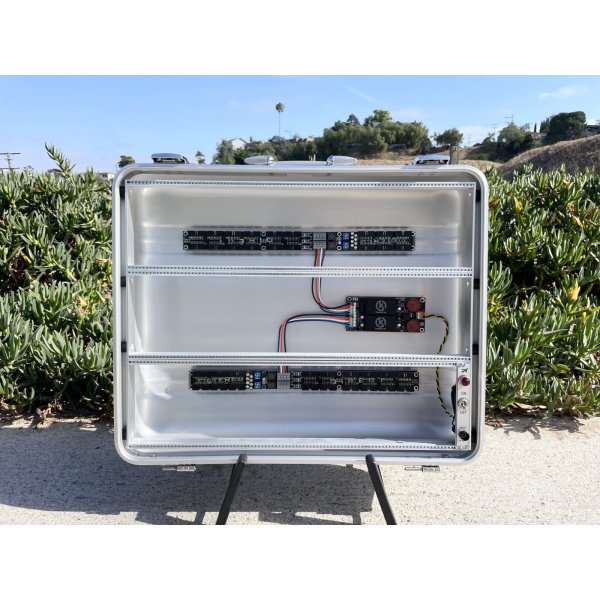 画像1: BPNYC ZERO Halliburton Eurorack Modular Travel Case NOS SILVER 96hp 9U (1)