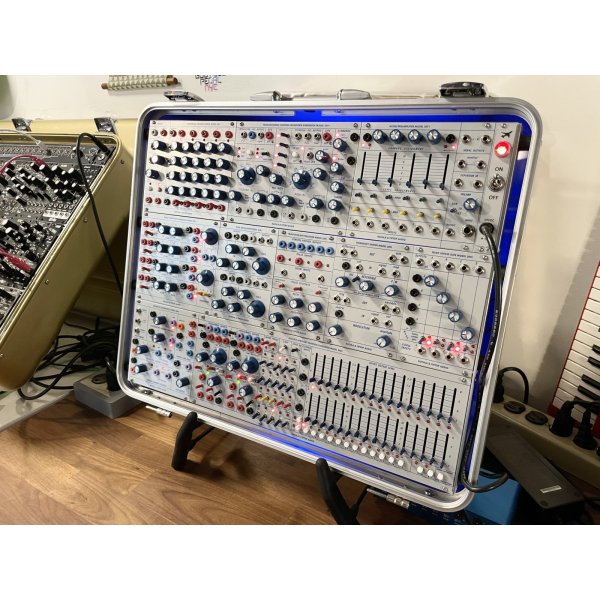 画像1: Buchla Tiptop 200t series with BPNYC ZERO Halliburton Eurorack Modular Travel Case 9U #4 (1)