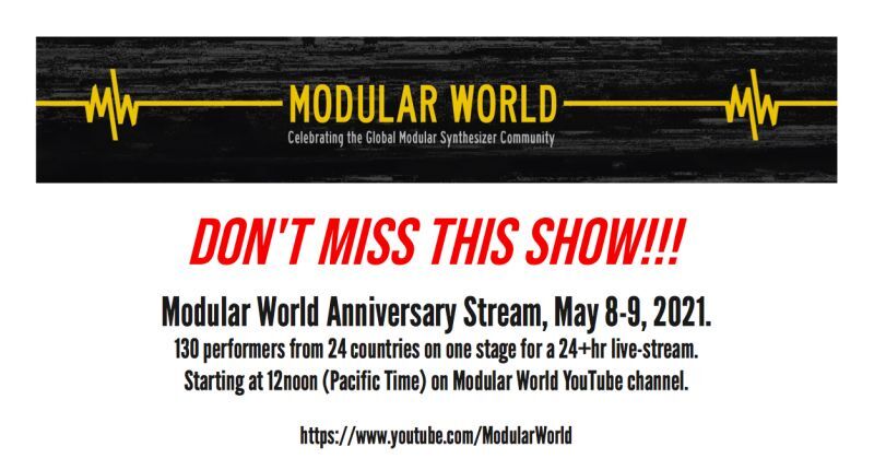 画像: “Modular World Anniversary Stream” 2021年5月8日～9日に開催!!!
