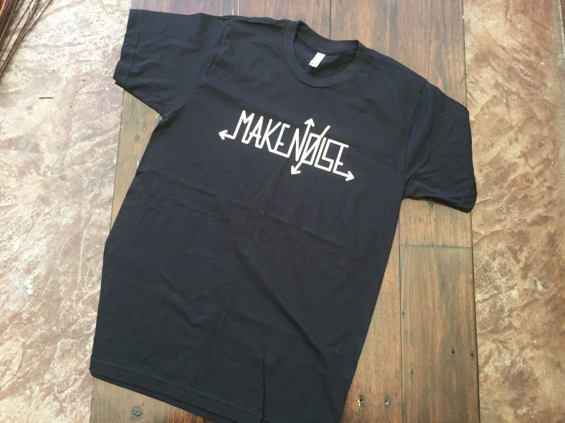 画像1: Make Noise Logo T-shirts Medium Blk (1)