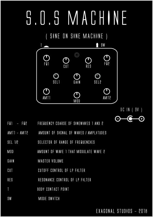 画像: EXAGONAL ROOMS  S.O.S. MACHINE　要予約