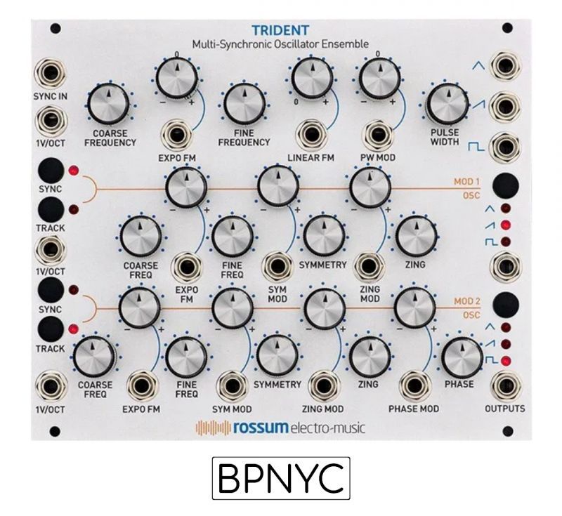 画像1: Rossum Electro-Music TRITON (旧名TRIDENT)マルチシンクロニック オシレーターアンサンブル  次回入荷分 (1)