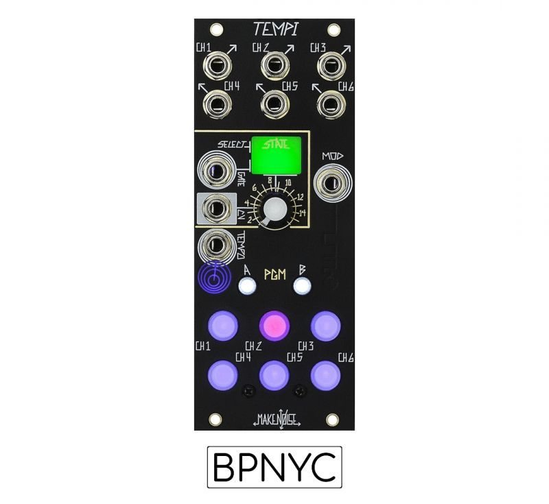 Make Noise TEMPI Eurorack ユーロラック モジュラー シンセ 好評発売