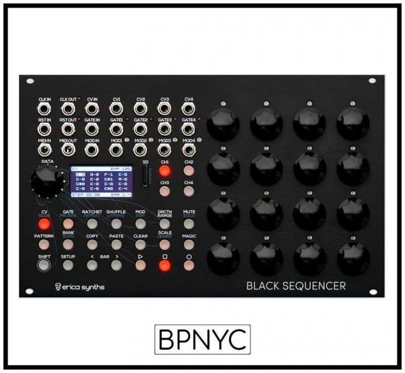 画像1: Erica Synths  Black SEQUENCER　次回入荷分 (1)