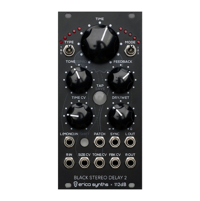 画像1: Erica Synths  Black STEREO DELAY 2　次回入荷分 (1)