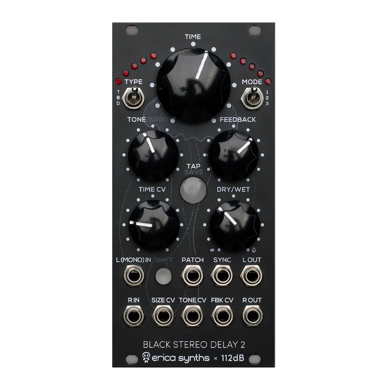 画像1: Erica Synths  Black STEREO DELAY 2　次回入荷分 (1)