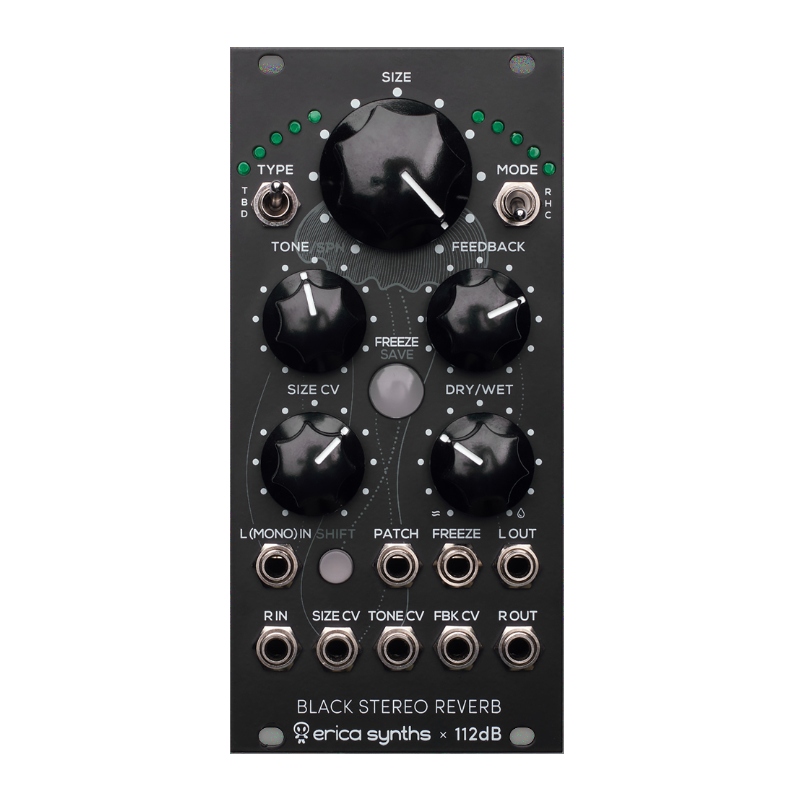 画像1: Erica Synths  Black STEREO Reverb　次回入荷分 (1)